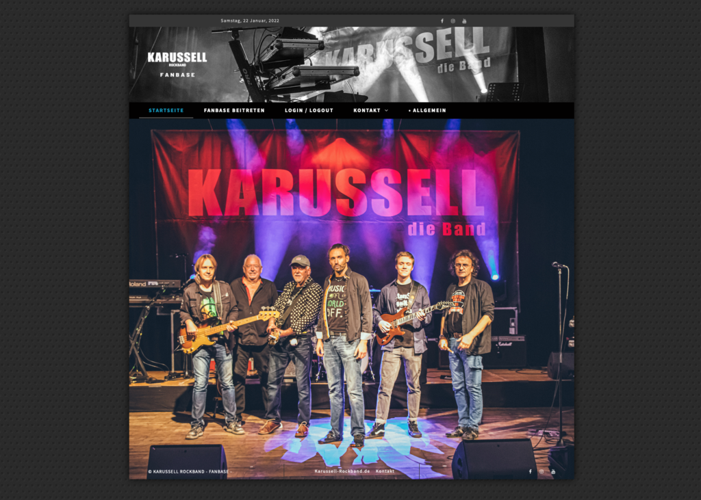 Fanbase der Karussell-Rockband gestartet